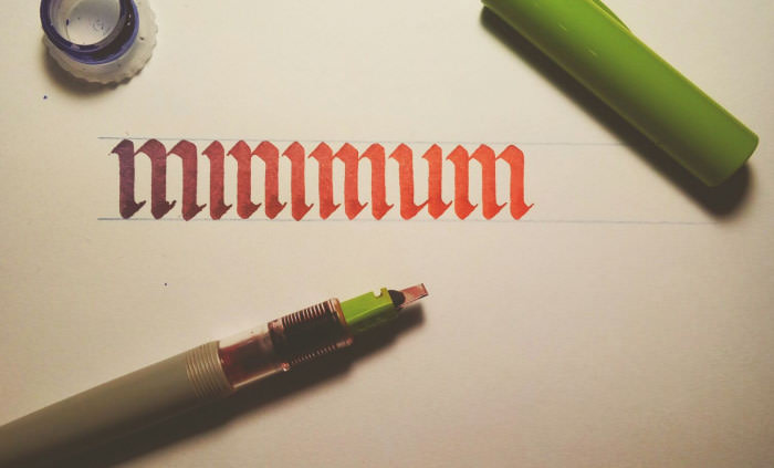 minimum, typography
