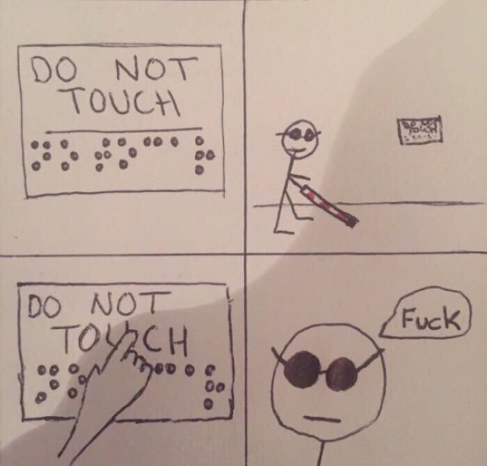 do not touch, do not touch, fuck