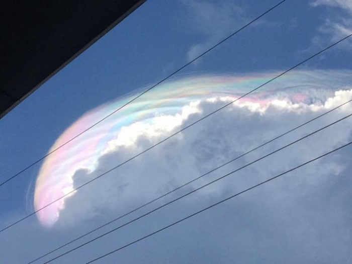 does anybody know what this is?, weird colourful rainbow cloud bubble