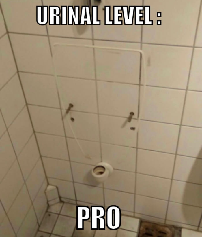 urinal level, pro