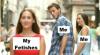 my fetishes, me, me, guy checking out other girl meme