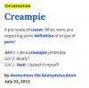 definition of creampie