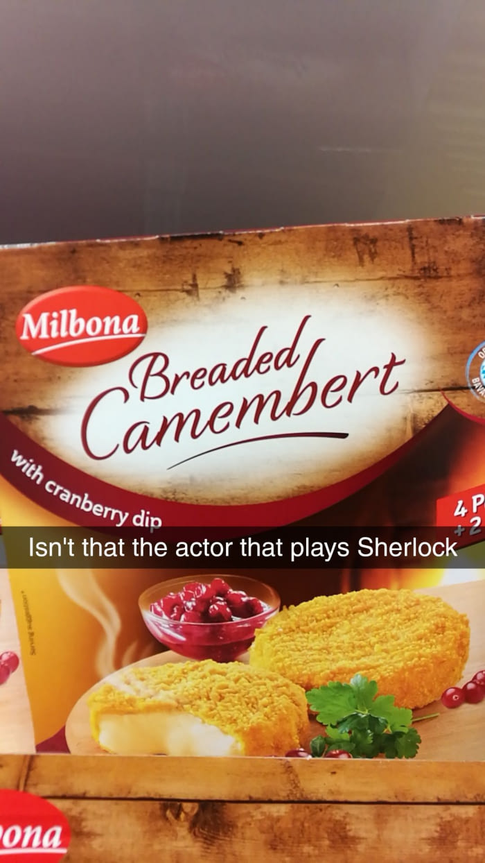 breaded camembert, isn't that the actor that plays sherlock