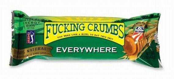 fucking crumbs everywhere