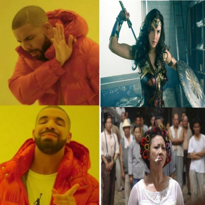 bad ass woman, superwoman, kung fu hustle