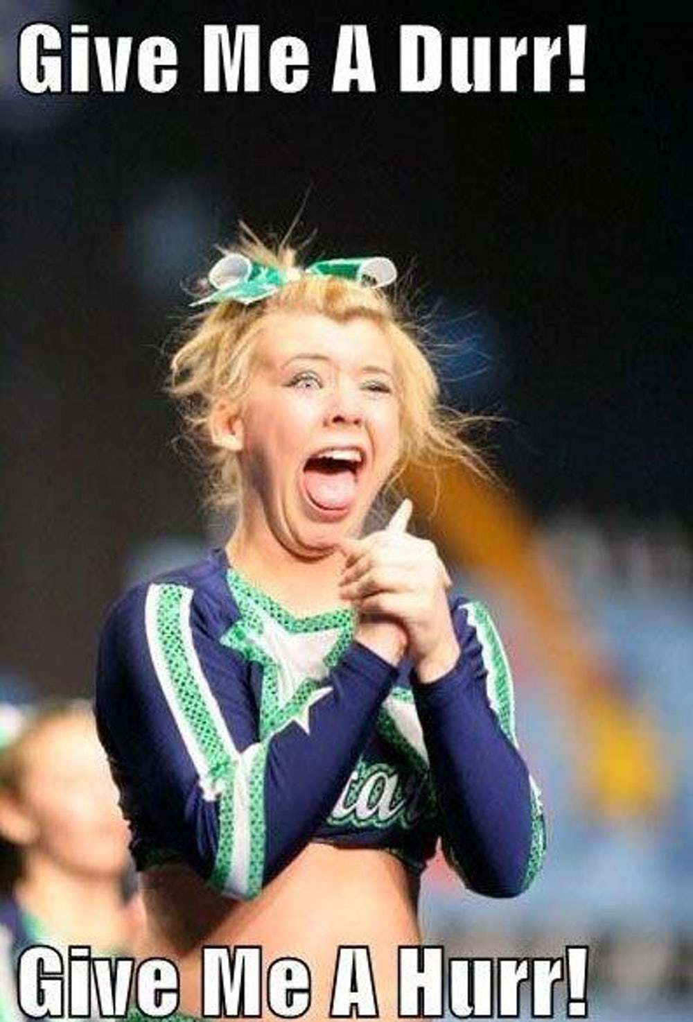 20 cheerleaders with the most derp and best facial expressions
