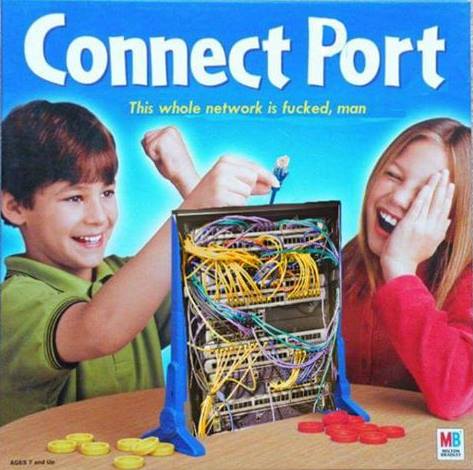 connect port, this whole network is fucked man