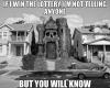 if i win the lottery, i'm not telling anyone, but you will know, skull castle house, meme