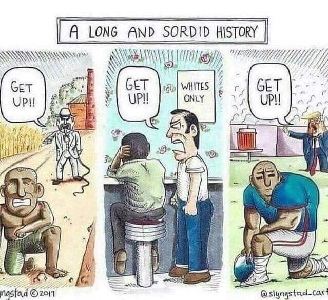 a long and sordid history, get up, get up, get up, racism