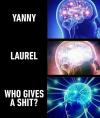 yanny?, laurel?, who gives a shit?