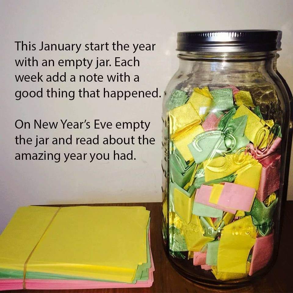 the good thing jar for new years