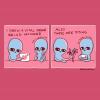 i drew a vital organ being wounded, also these are dying, alien love, nathan pyle