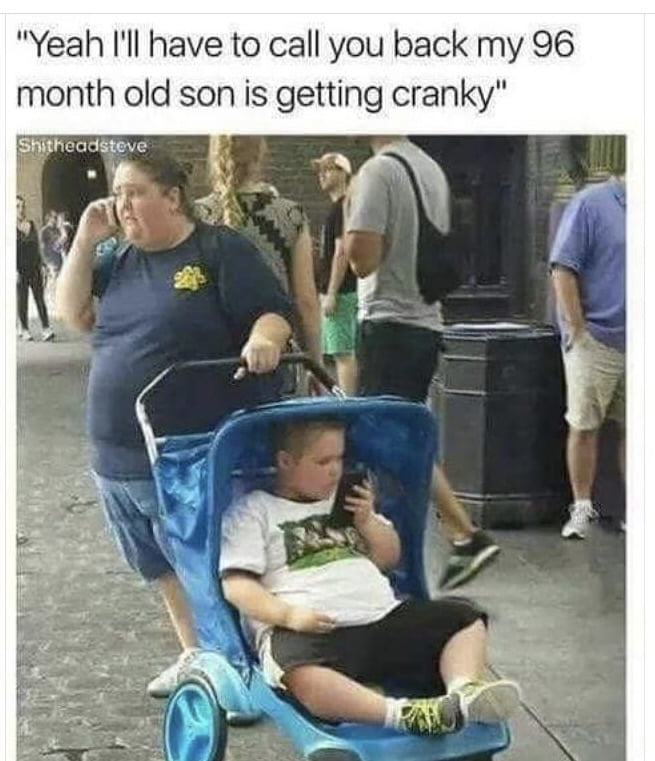 yeah i'll have to call you back, my 96 month old son is getting cranky