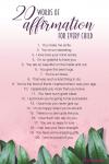 20 words of affirmation for every child