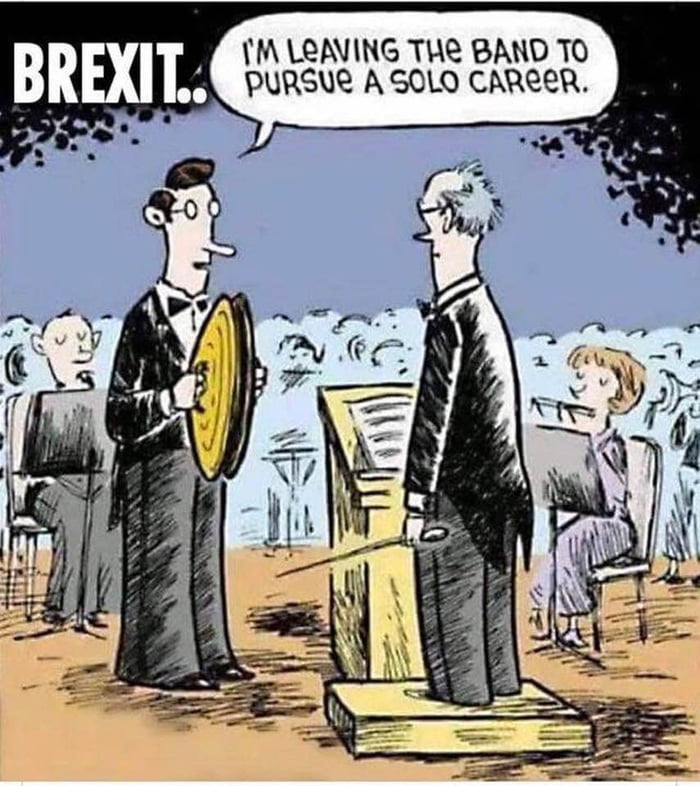 i'm leaving the band to pursue a solo career, brexit
