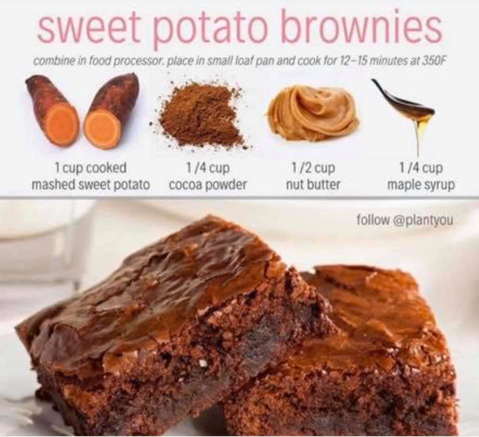 sweet potato brownies