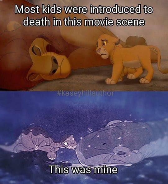 most kids were introduced to death in this movie scene, this was mine