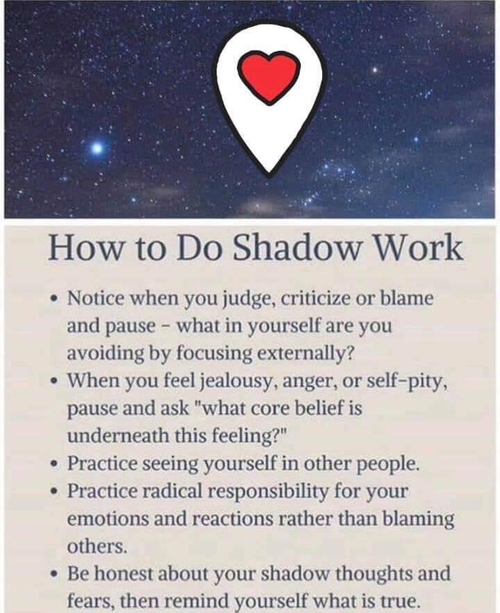 how to do shadow work