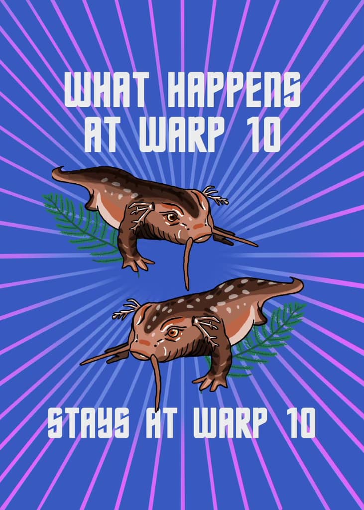 what happens at warp 10 stays at warp 10