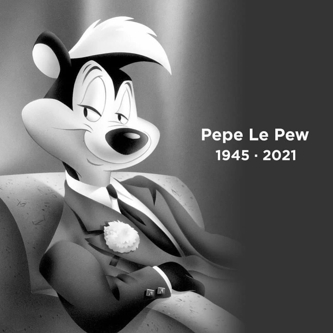 pepe le pew, 1945 - 2021