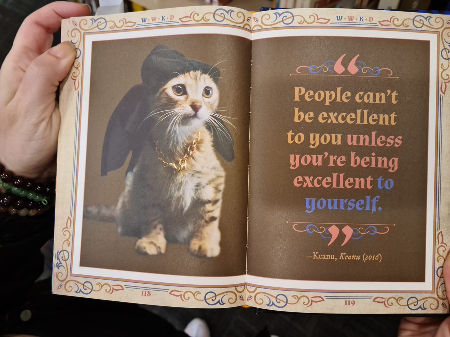 people can't be excellent to you unless you're being excellent to yourself