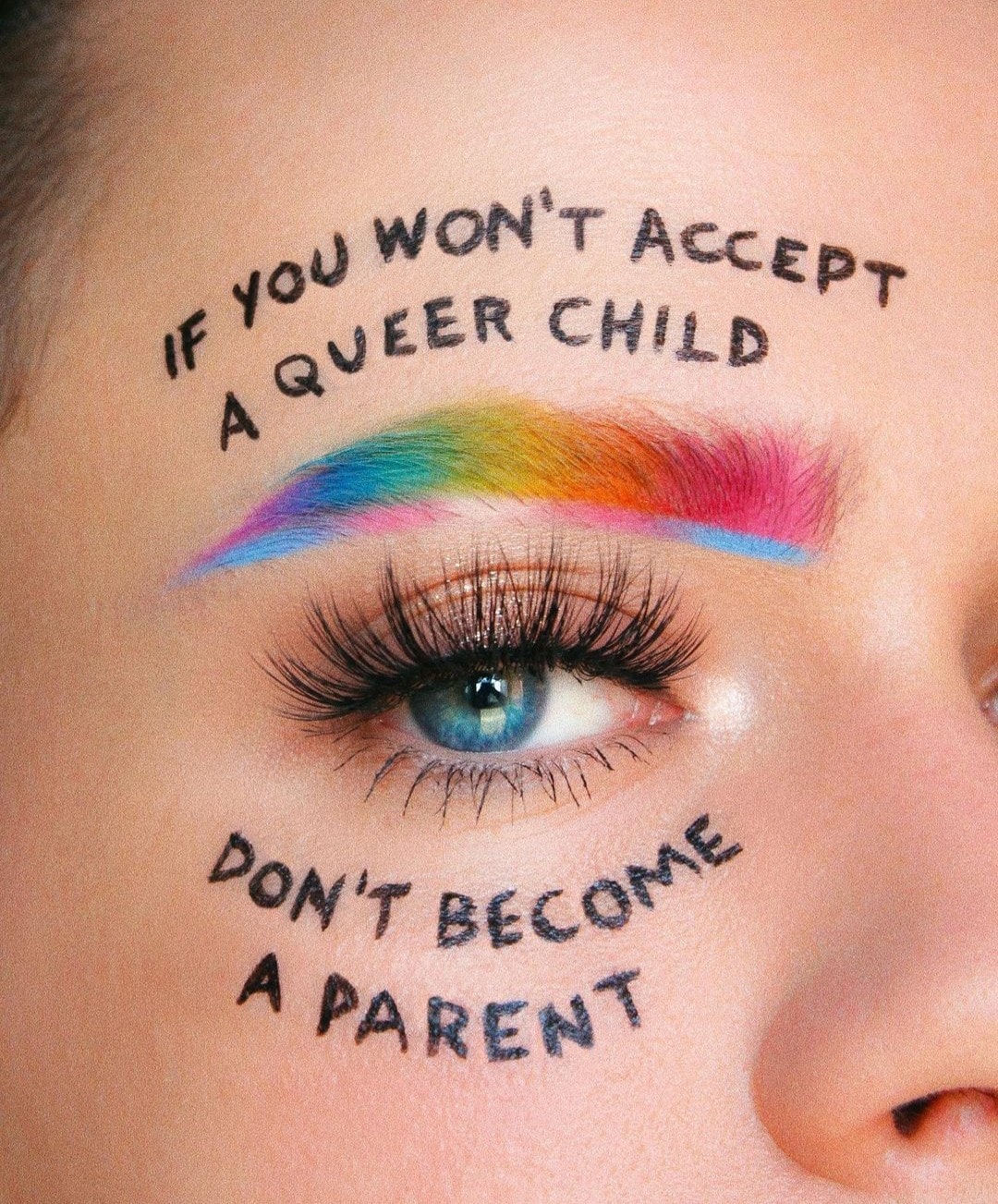 if you won't accept a queer child, don't become a parent