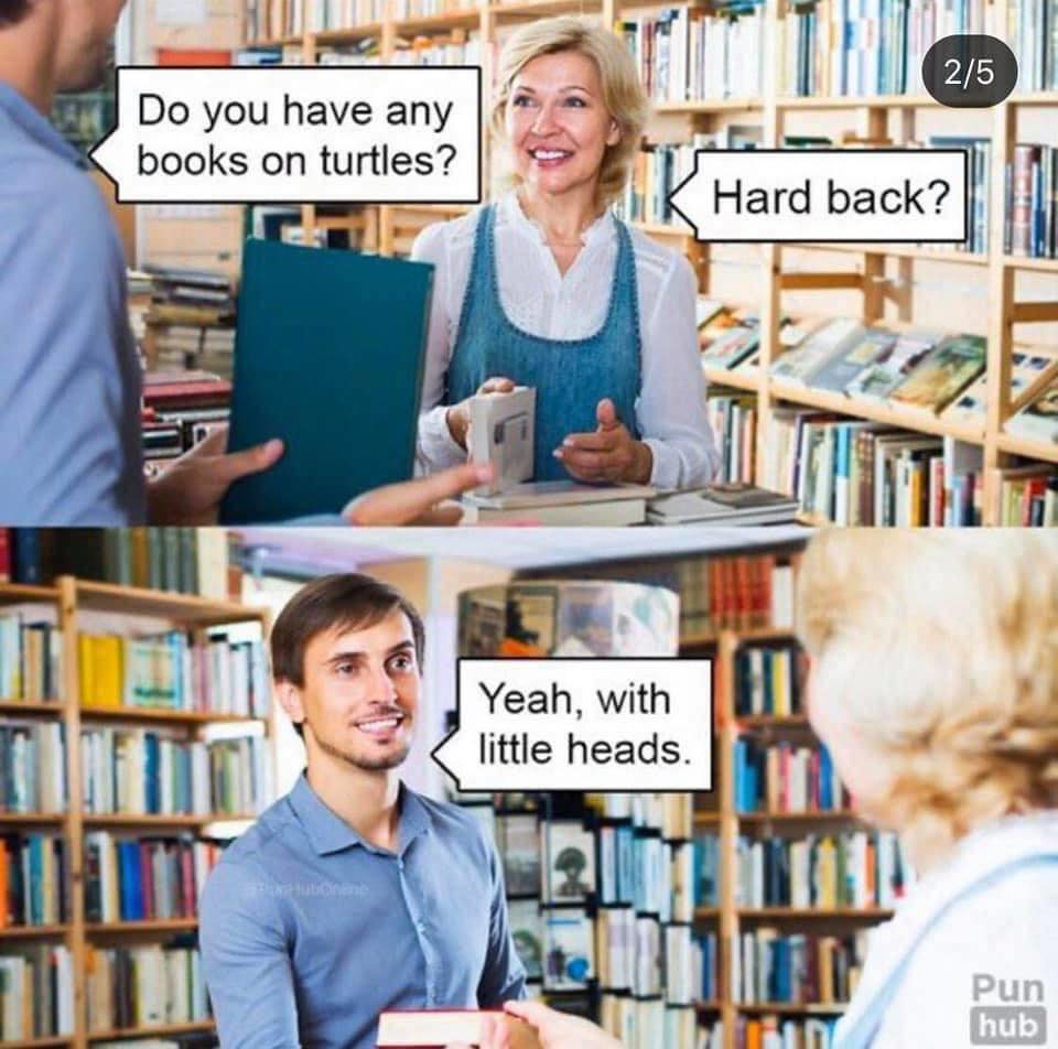 do you have any books on turtles?, hard back?, yeah with little heads