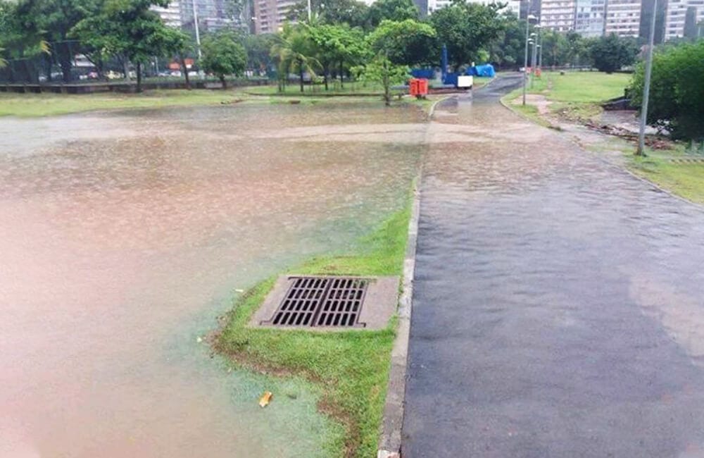 putting in a storm drain to prevent flooding in a park, fail, you had one job