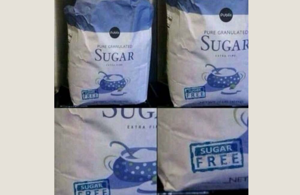 sugar free sugar, fail, you had one job