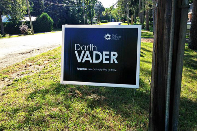 darth vader, together we can rule the galaxy, funny signs