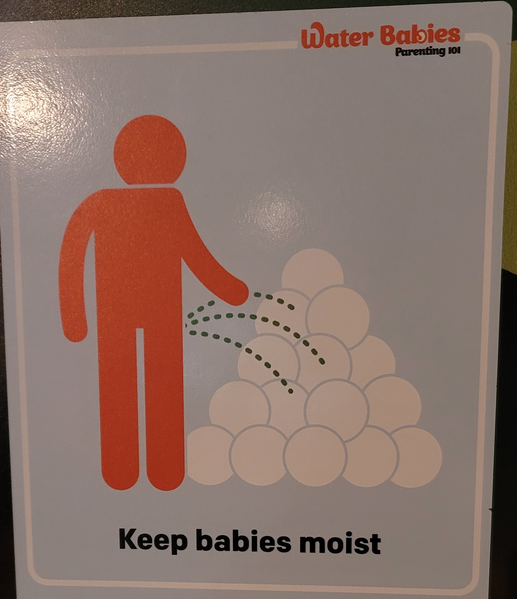keep babies moist, wtf, pissing on snow balls?
