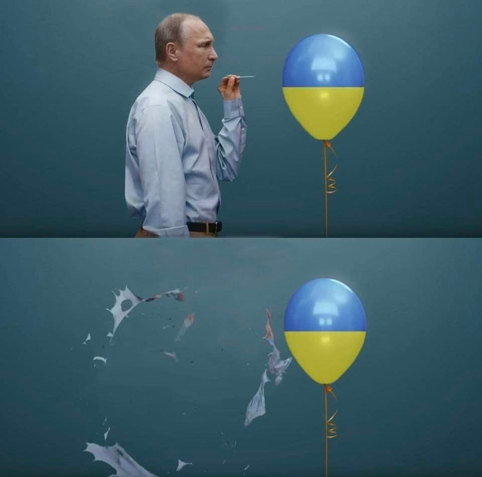 putin tries to pop ukraine's balloon