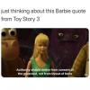 authority should derive from consent of the governed, not from threat of force, just thinking about this barbie quote from toy story 3