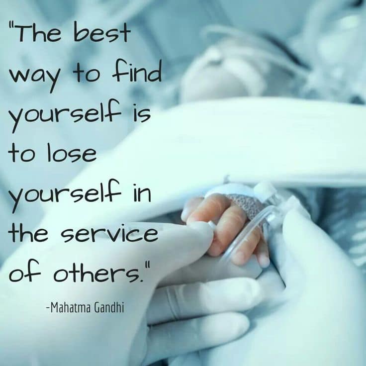the best way to find yourself is to lose yourself in the service of others, mahatma gandhi