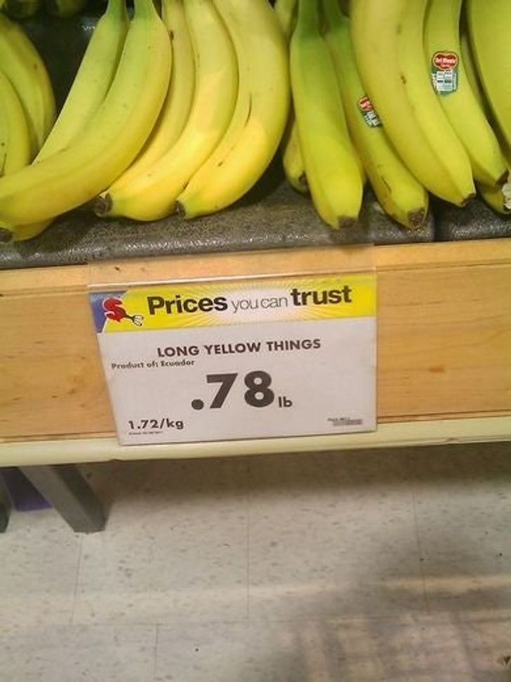 long yellow things, what are they called again?, bananas
