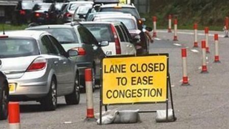 lane closed to ease congestion, entrance only, funny and clever signs, lol