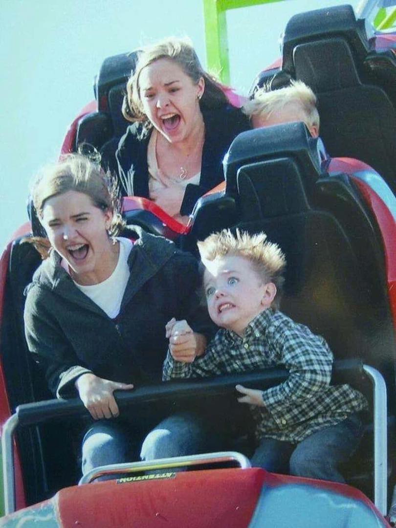 best theme park rides and the faces people make on them