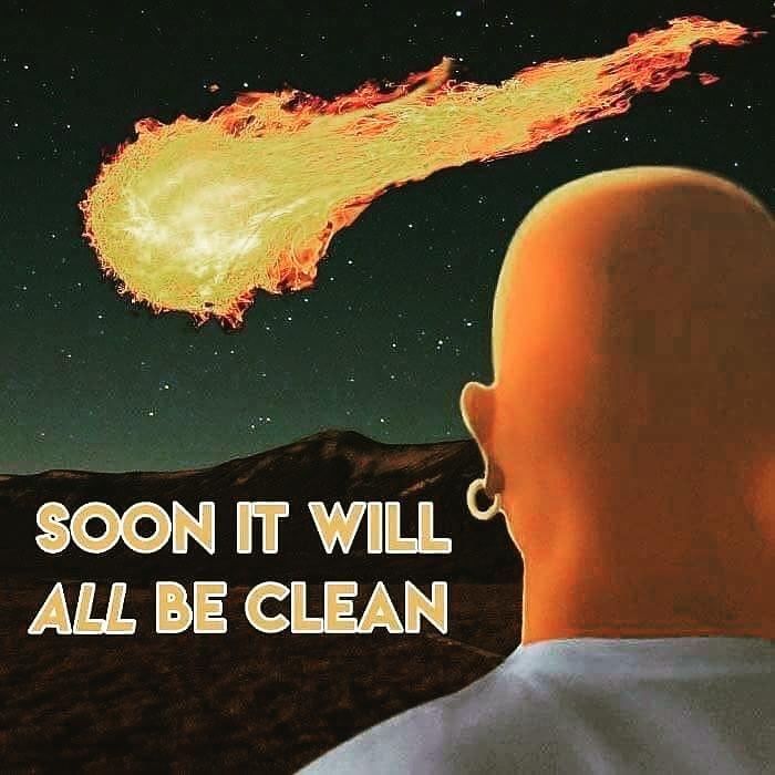 soon it will all be clean, mr clean, meteorite