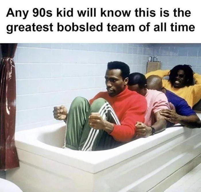 any 90s kids will know this is the greatest bobsled team of all time