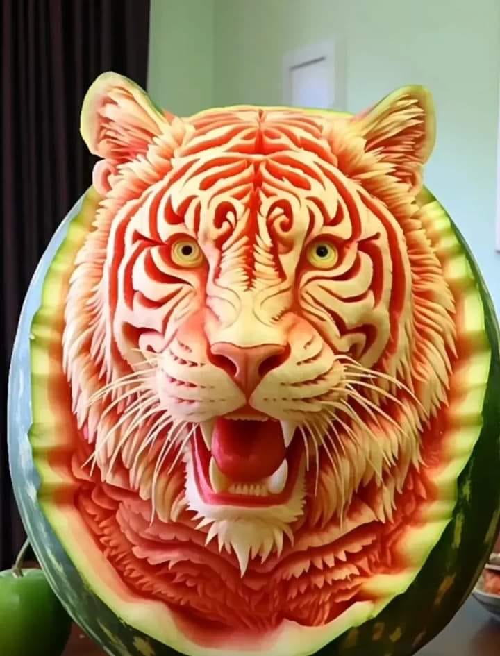watermelon tiger art