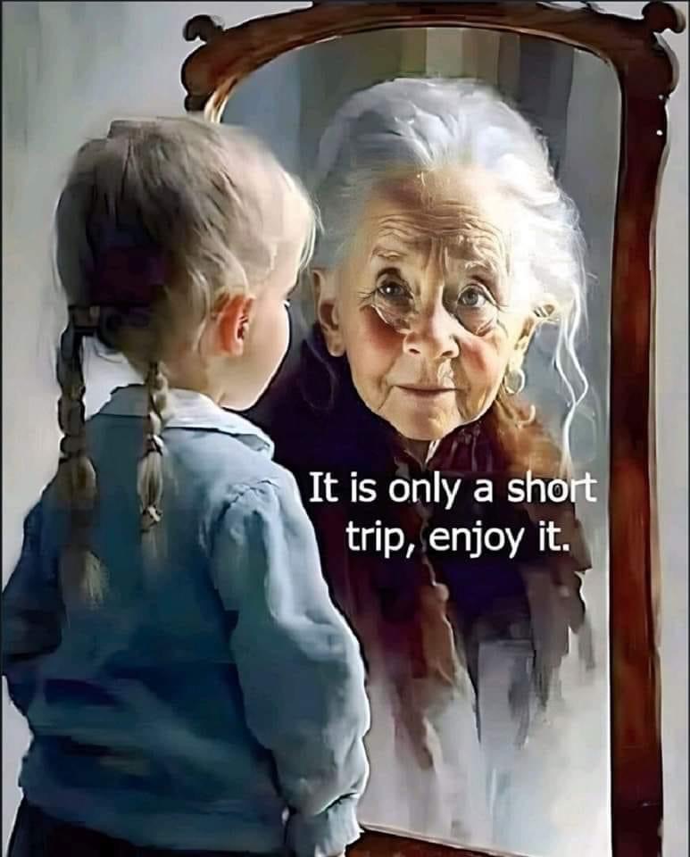it is only a short trip, enjoy it
