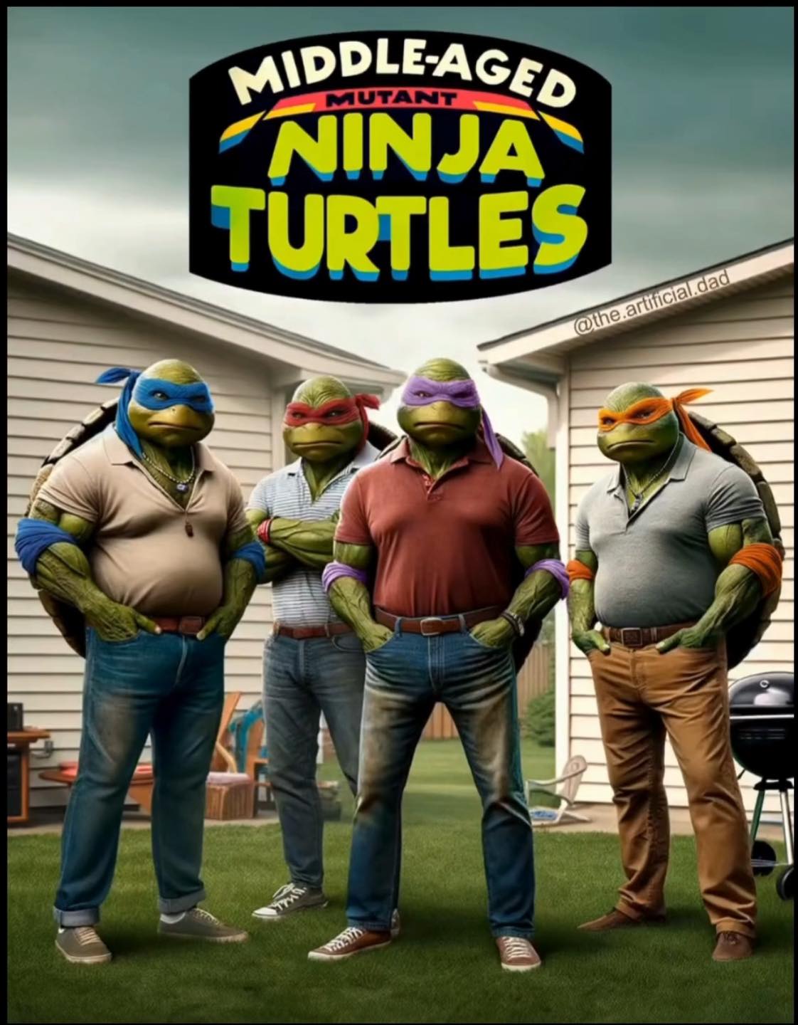 middle-aged mutant ninja turtles