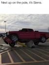 next up on the pole, it's sierra, car accident, fail