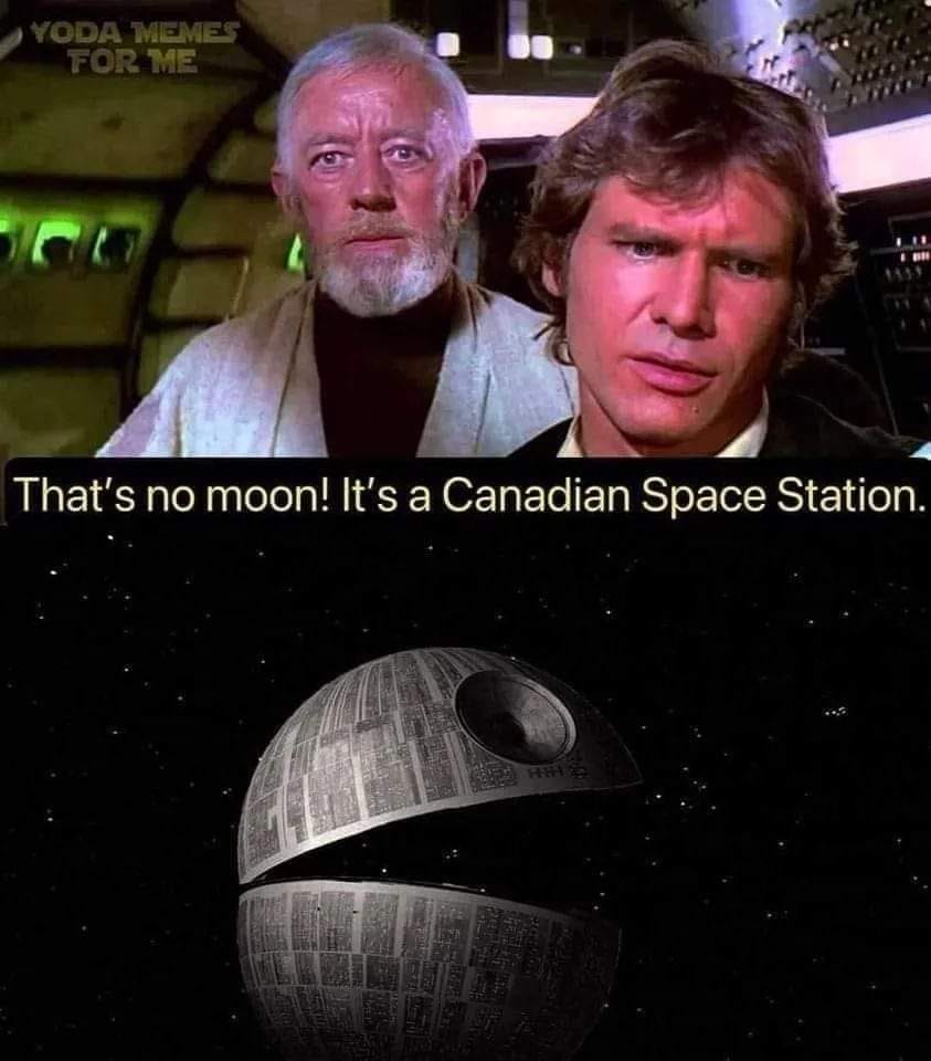 that's no moon, it's a canadian space station