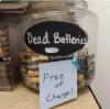 dead batteries, free of charge\