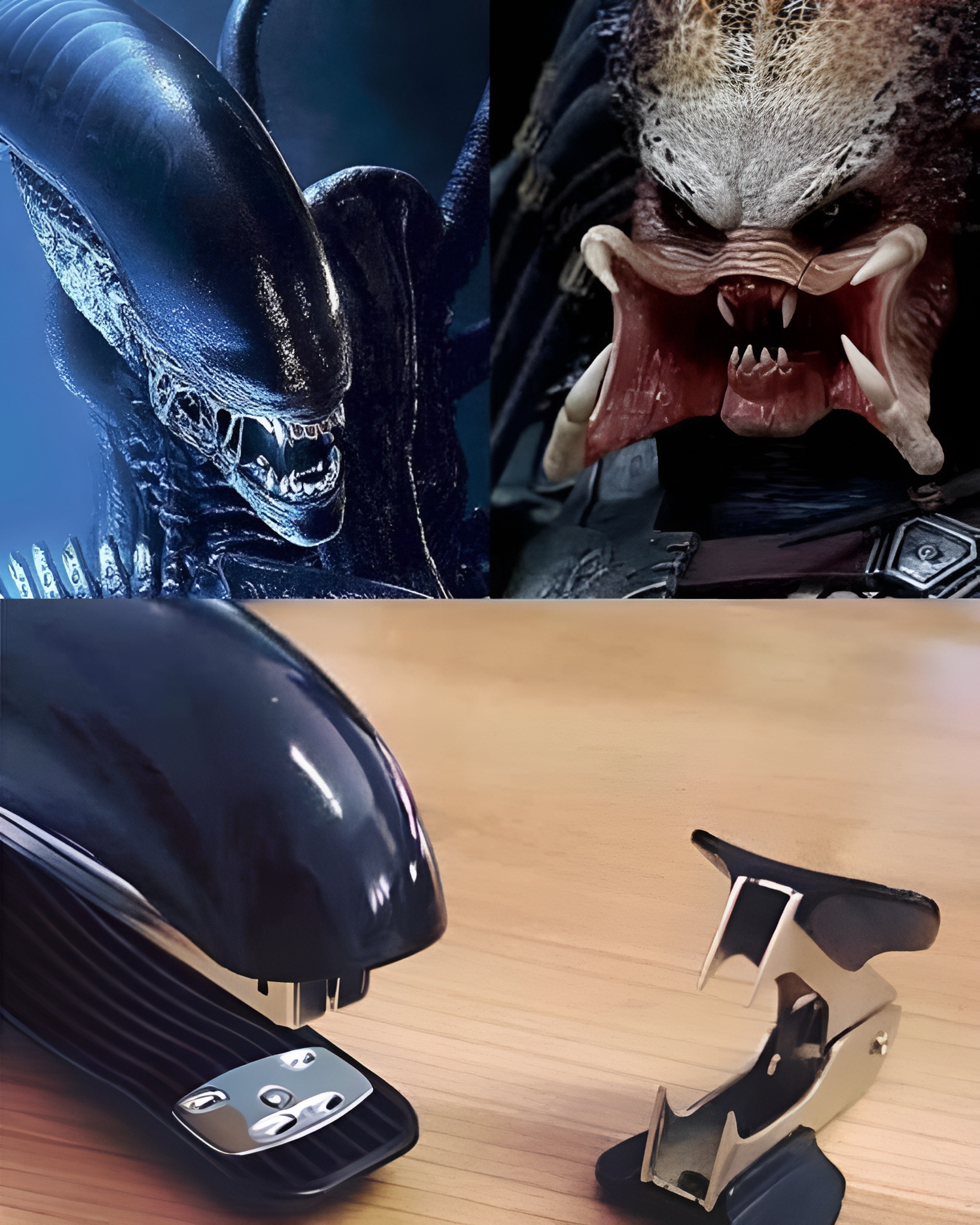 alien vs predator, stapler vs stapler remover