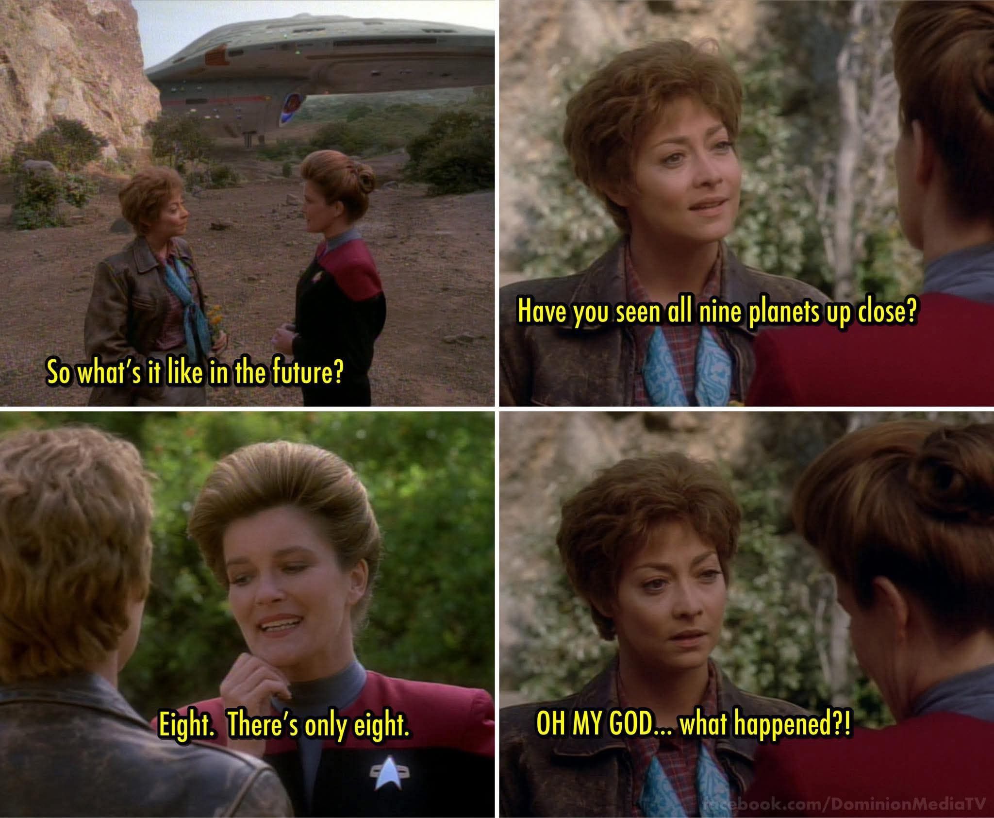 have you been to all nine planets?, there are only eight, oh my god what happened?