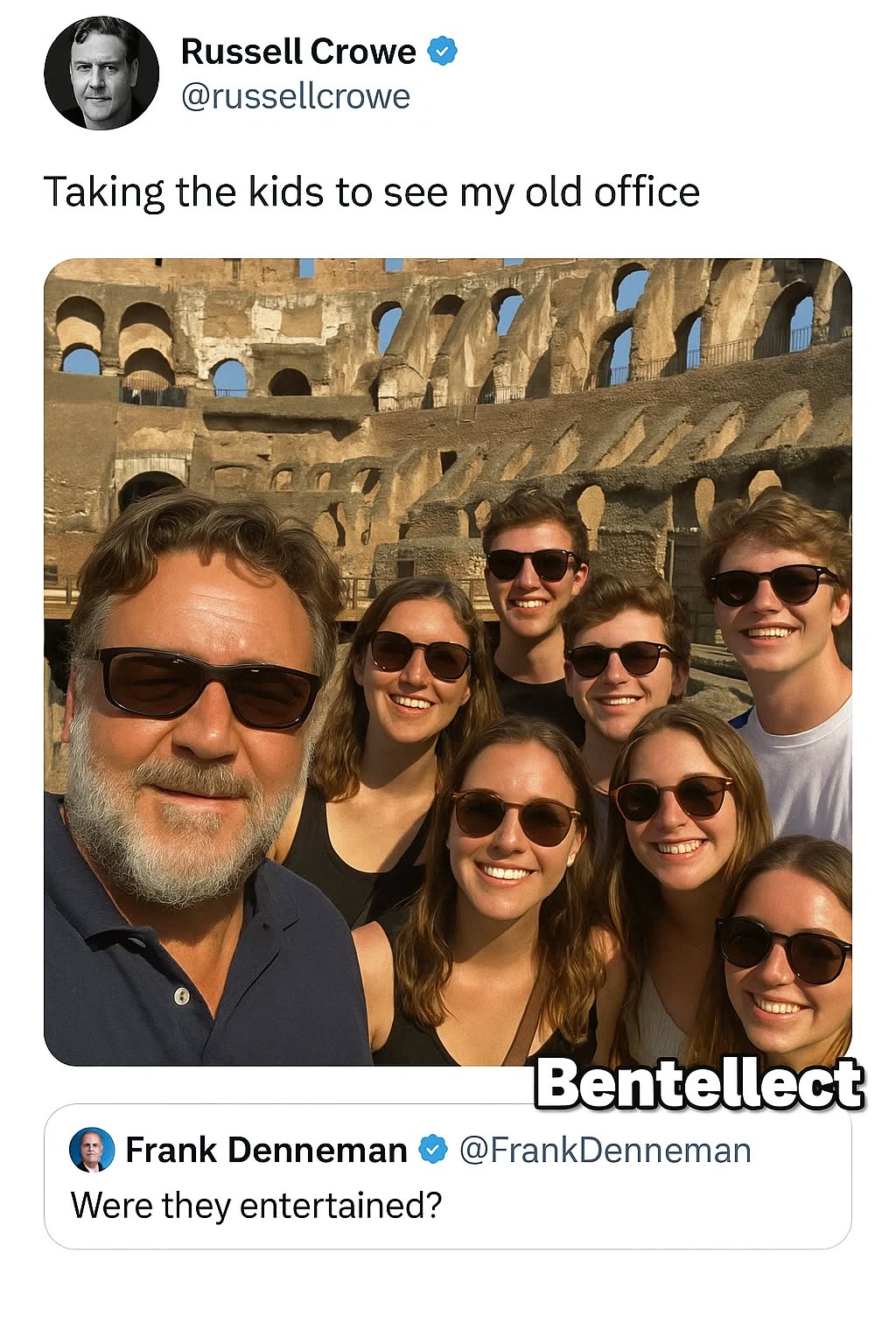 taking the kids to see my old office, were they entertained?, gladiator