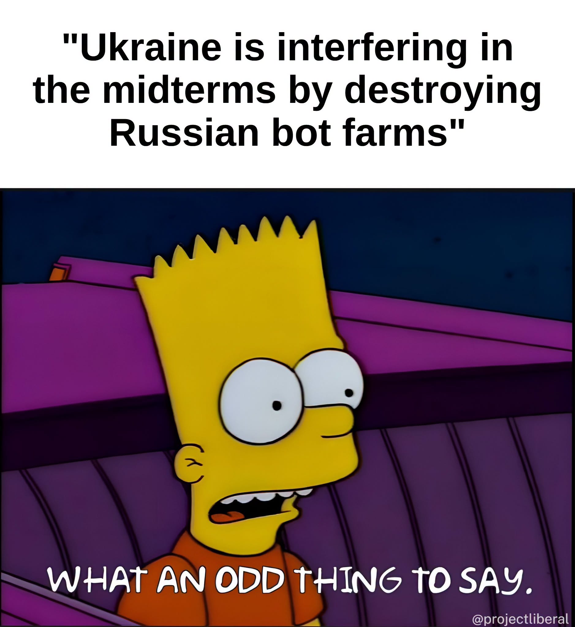 ukraine is interfering in the midterms by destroying russian bot farms